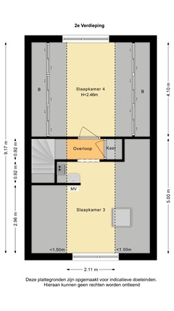 Floorplan - Kalfjeslaan 99, 2623 AD Delft